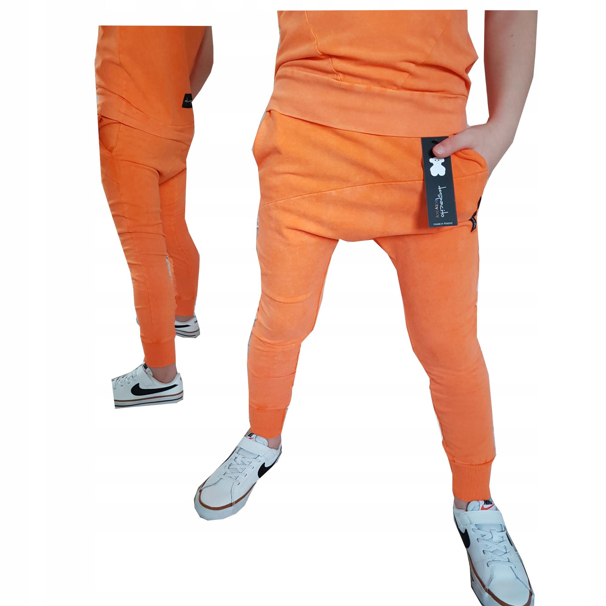 

Spodnie Despacito dekatyzowane wilk orange 92
