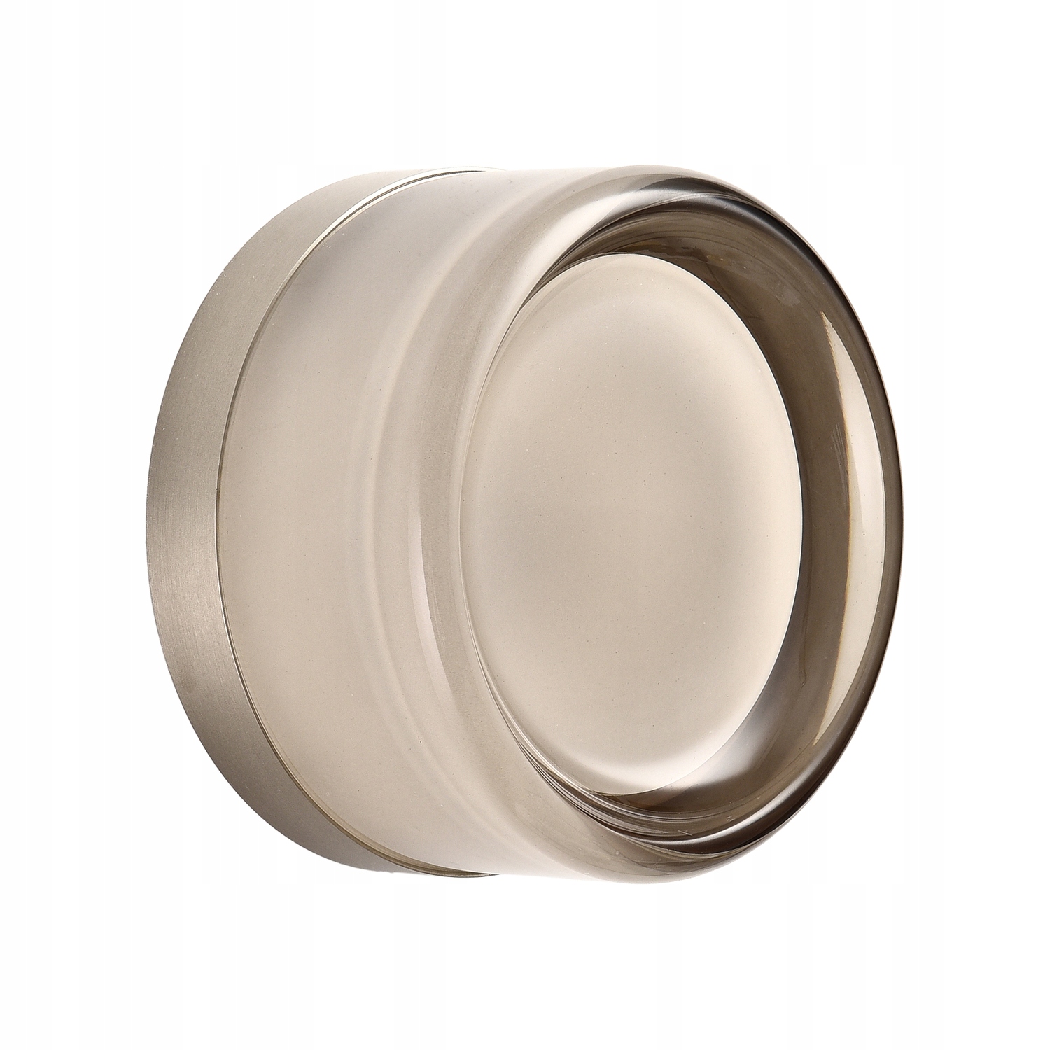 Šedý stropní svítidlo Candy kulatý do chodby haly na zeď