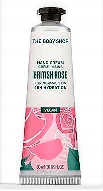 THE BODY SHOP BRITISH ROSE HAND CREAM Krem do rąk Róża Brytyjska 30 ml