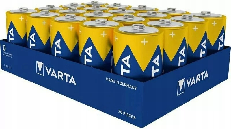 20x Bateria alkaliczna Varta Industrial Pro D LR20 R20