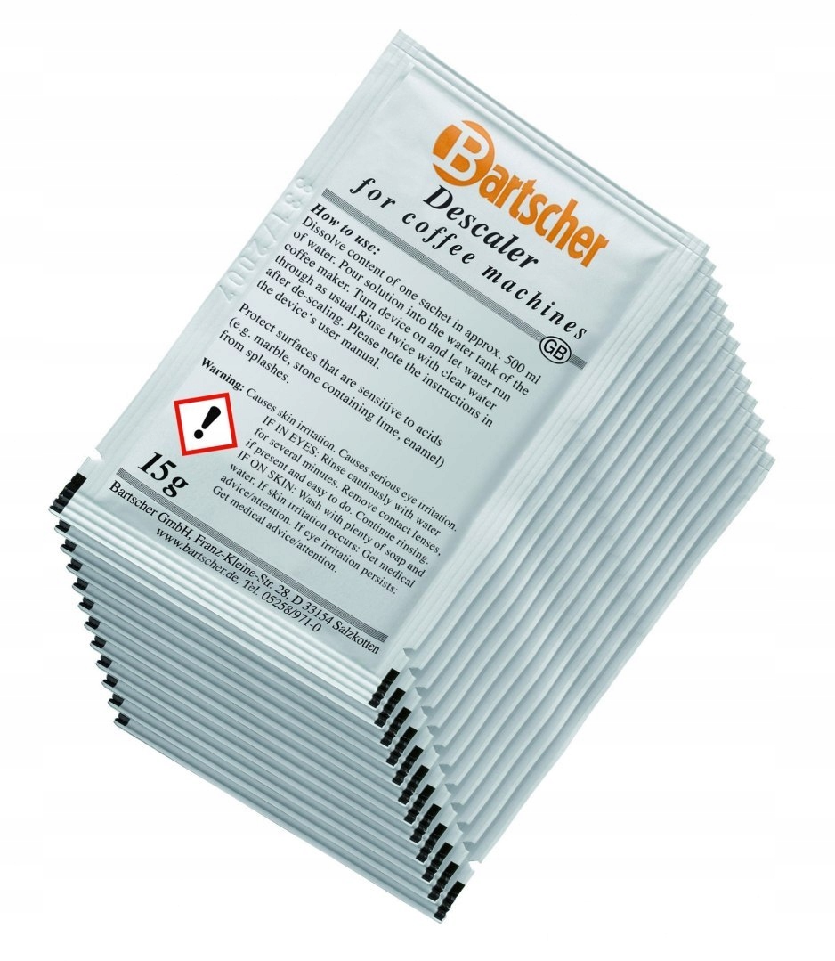 Profesjonalny Proszek Odkamieniacz Gastronomiczny Do Ekspresu 30 Saszetek Model 190065