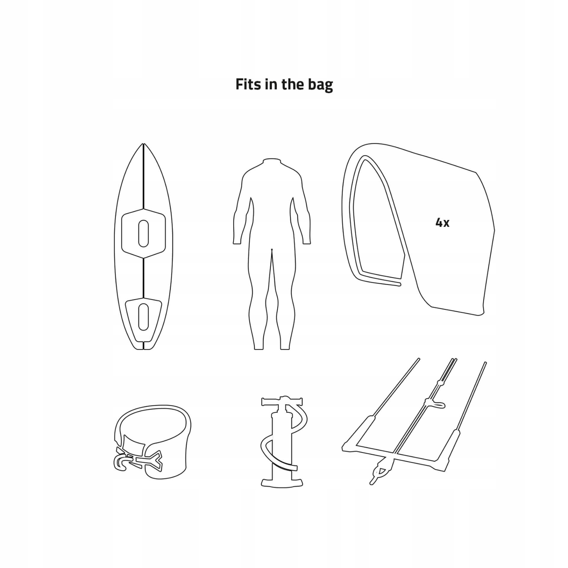Quiver wave/surf Prolimit Stacker Evo Combo Kod producenta 404.03365.000