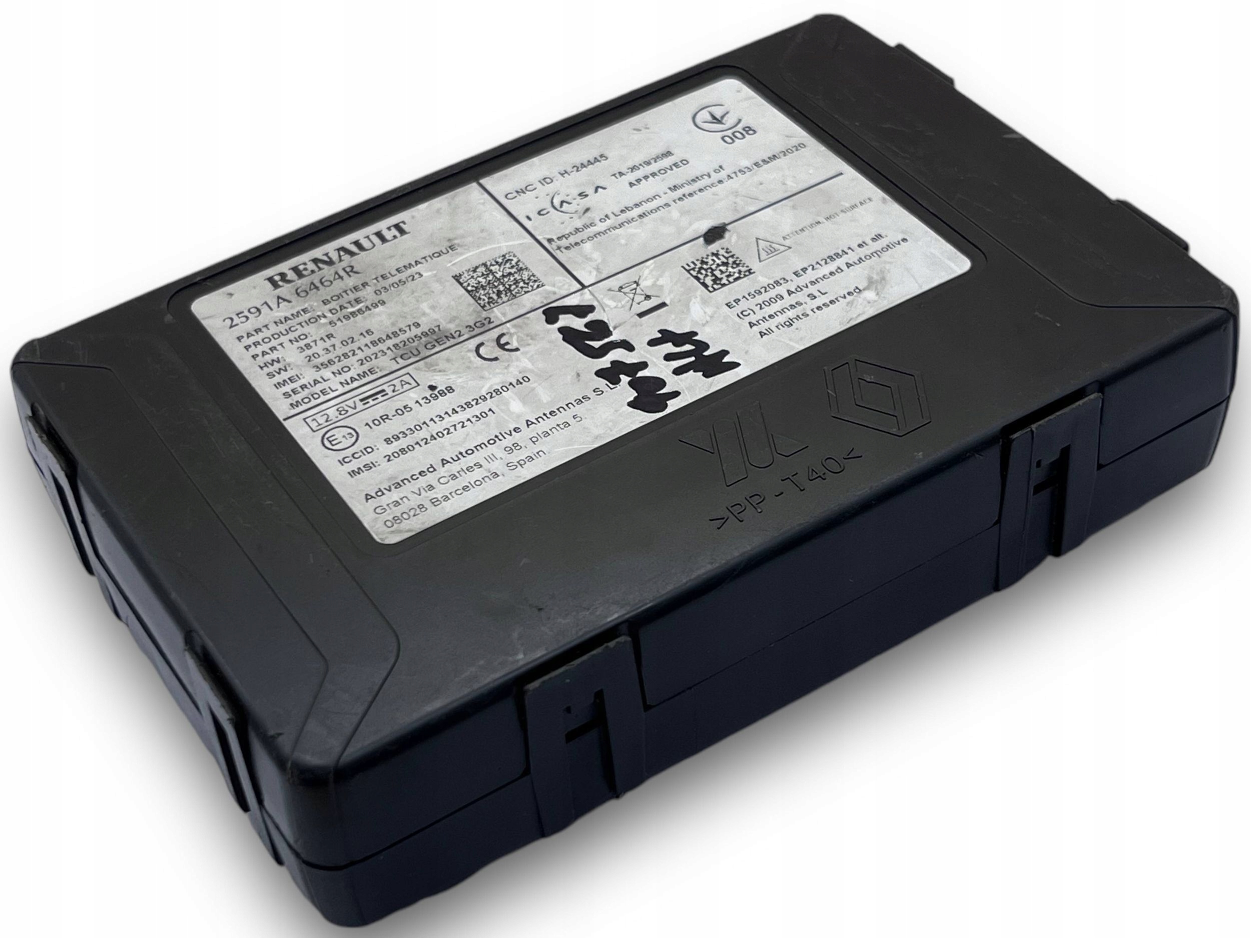 RENAULT module control unit KOMFORTU module TCU 2591A6464R #2755 $J