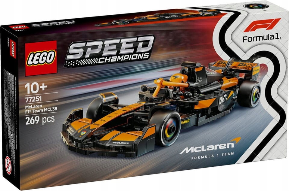 stavebnice Lego Speed Champions 77251 Formule F1 McLaren Team MCL38