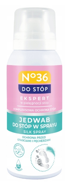 NO36 - JEDWAB W SPRAYU DO STÓP 2W1 - OCHRONA PRZED OTARCIAMI I PĘCHERZAMI