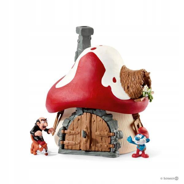 

Schleich Smerfy Domek figurki Papa Smerf Gargamel