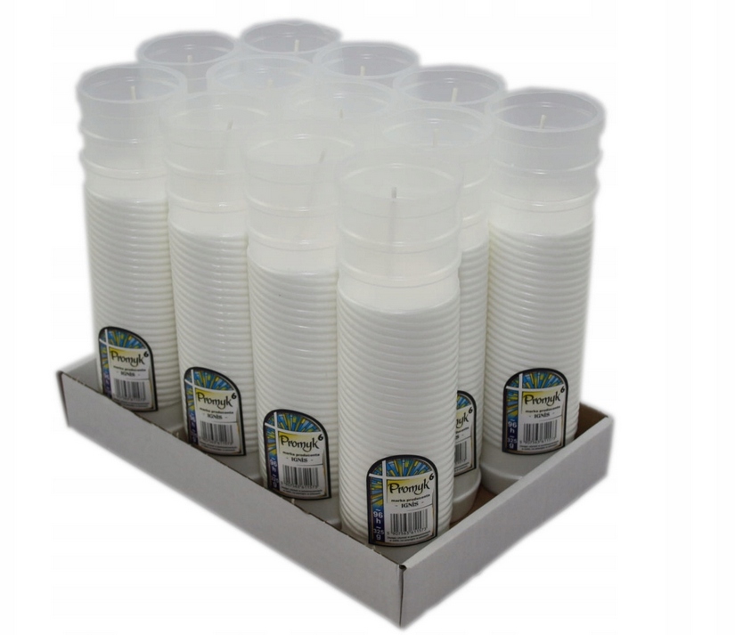 Wkład do zniczy Promyk 6 96 h 12 sztuk