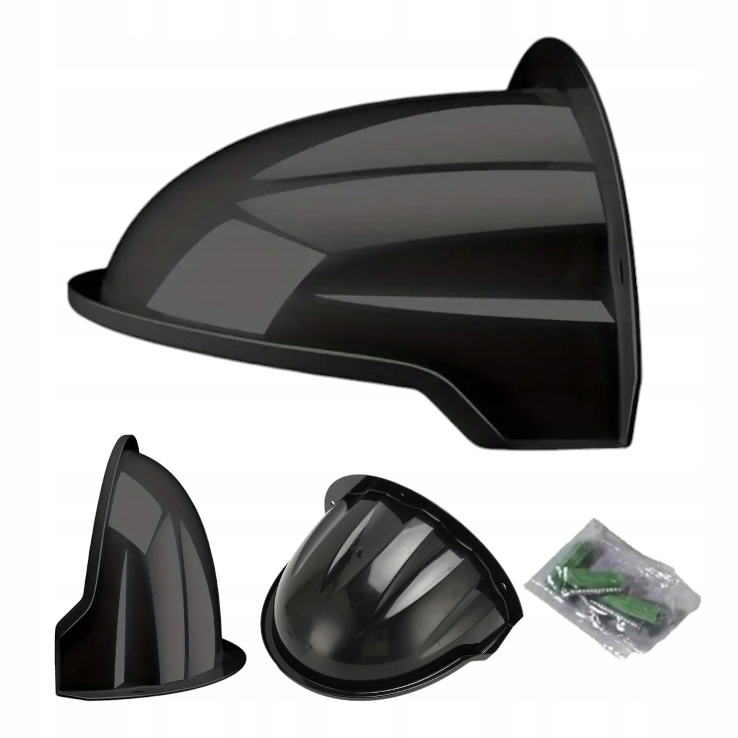 UNIWERSALNY DASZEK OSŁONA PRZECIWDESZCZOWA DO KAMER IP CZARNY DELOSPRO