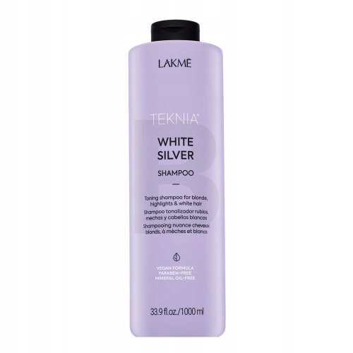 Lakmé Teknia White Silver Shampoo neutralizující šampon pro platinově blond