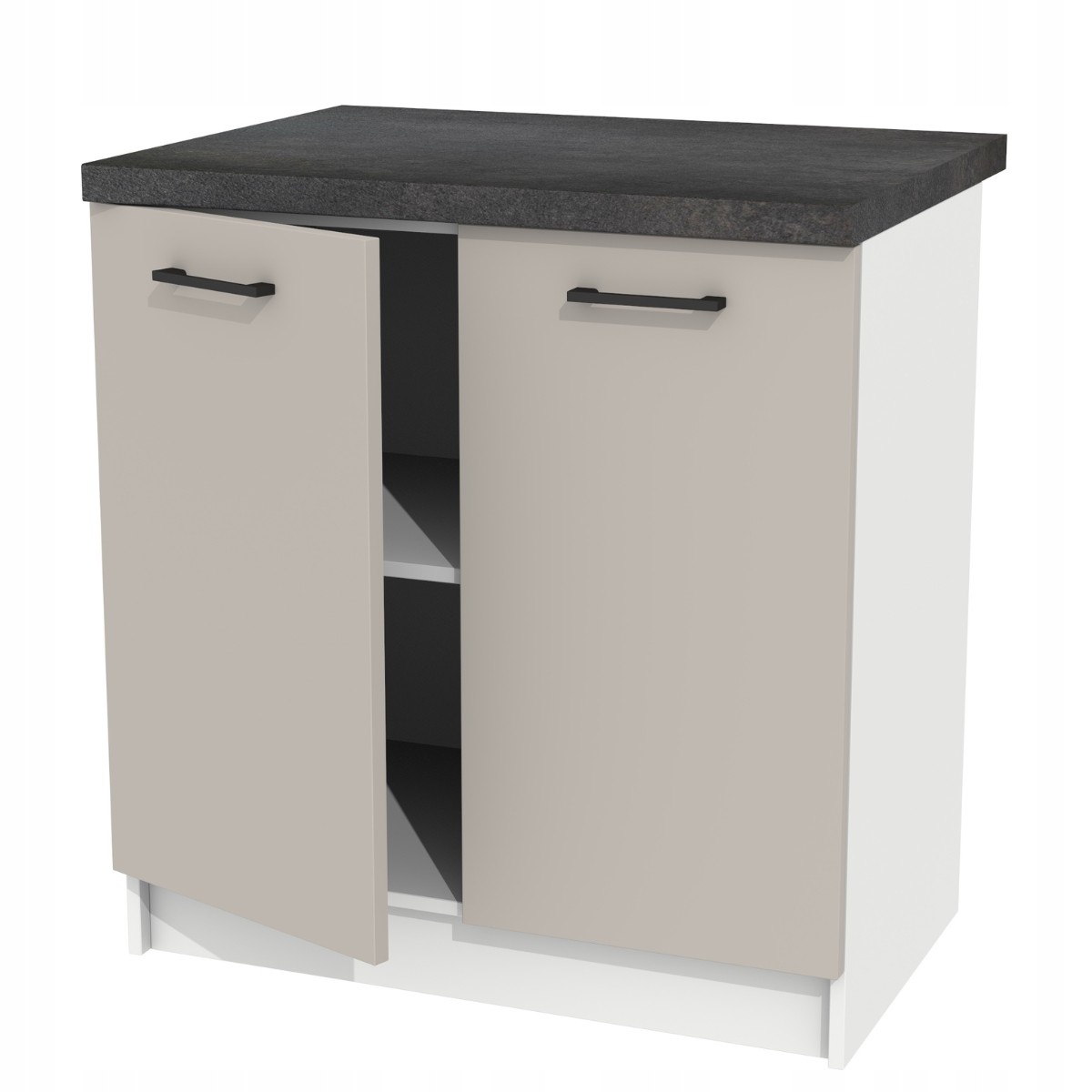 Spodná kuchynská skrinka 80 cm Kašmír pre zostavy s doskou District Dark