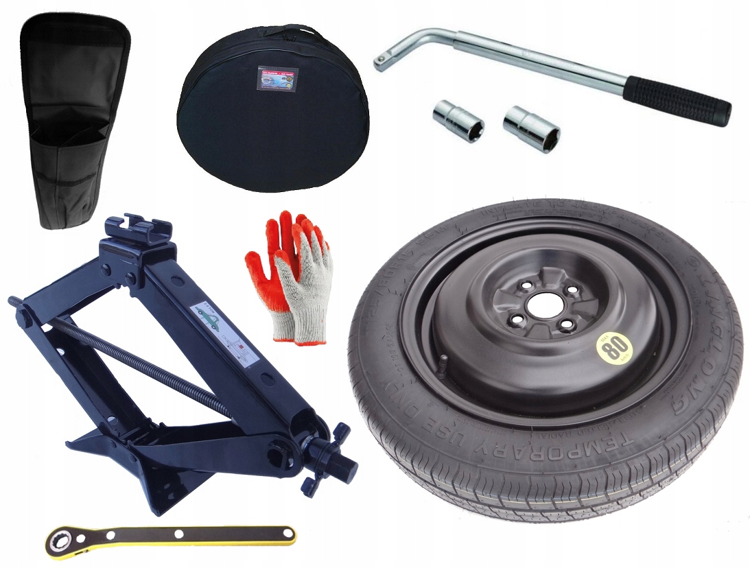nové Dojezdové Kolo 125/80 R15 Suzuki Baleno Set (obal)
