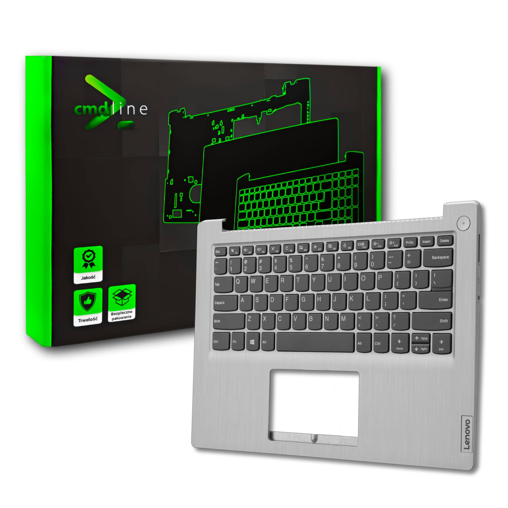 Palmrest Klawiatura Do Lenovo Ideapad 3-14IGL05 3-14IIL05 3-14IML05 Sil