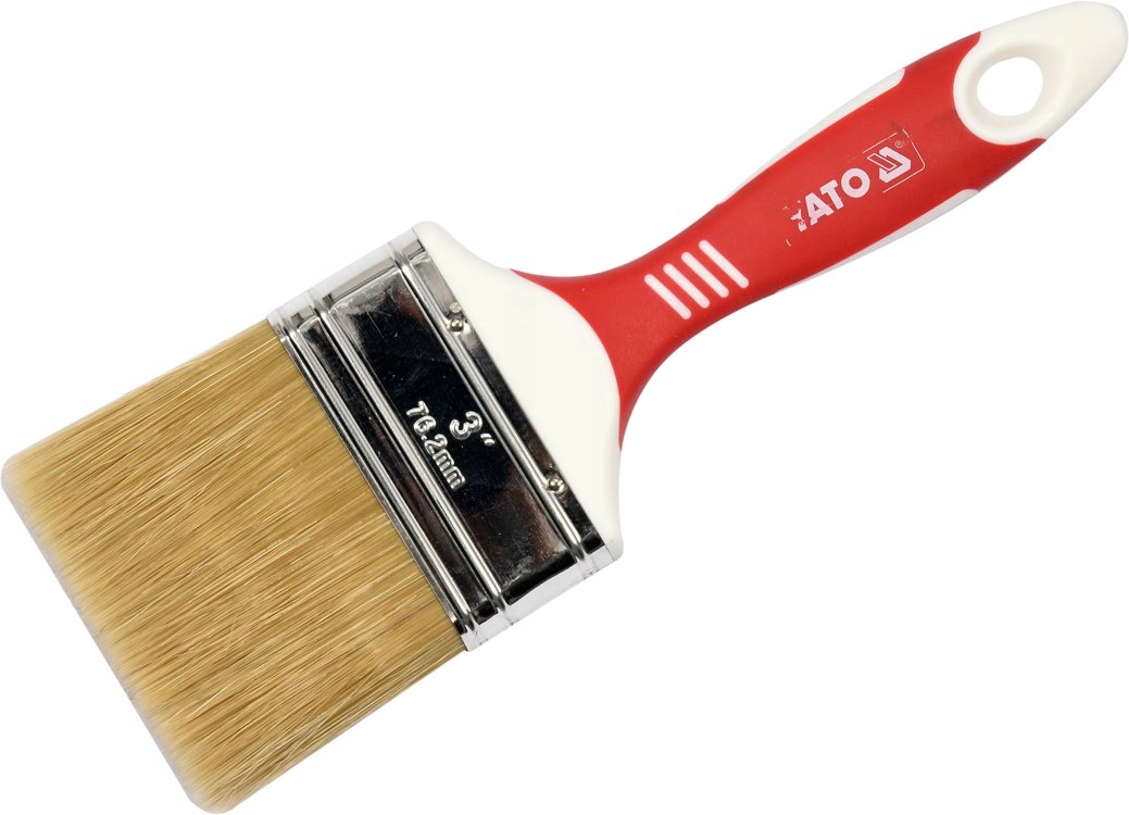 PĘDZEL MALARSKI ANGIELSKI PŁASKI 2K3 76mm YATO Marka Yato