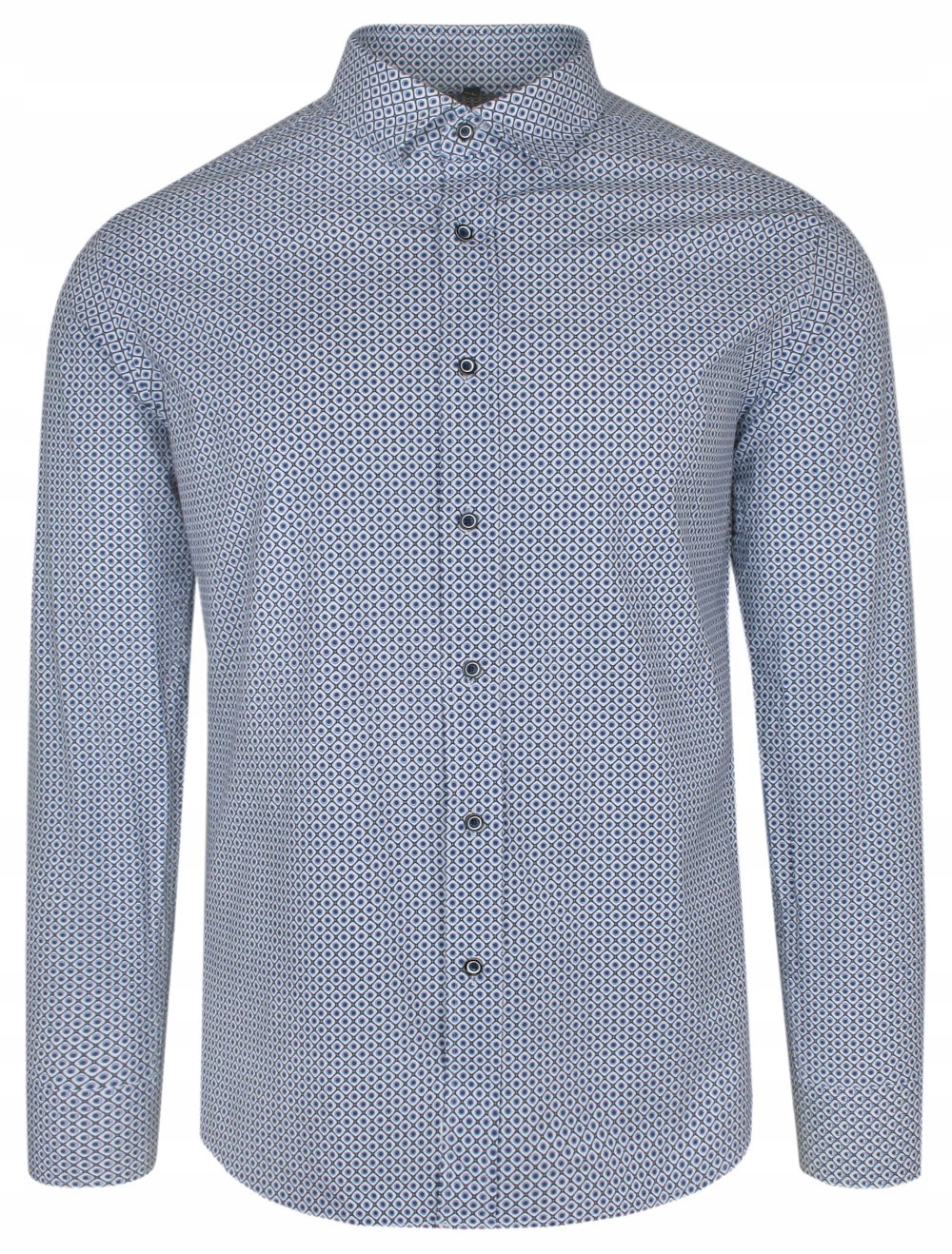 Košile, Modrá, Vzor 40/176-182 (Slim)