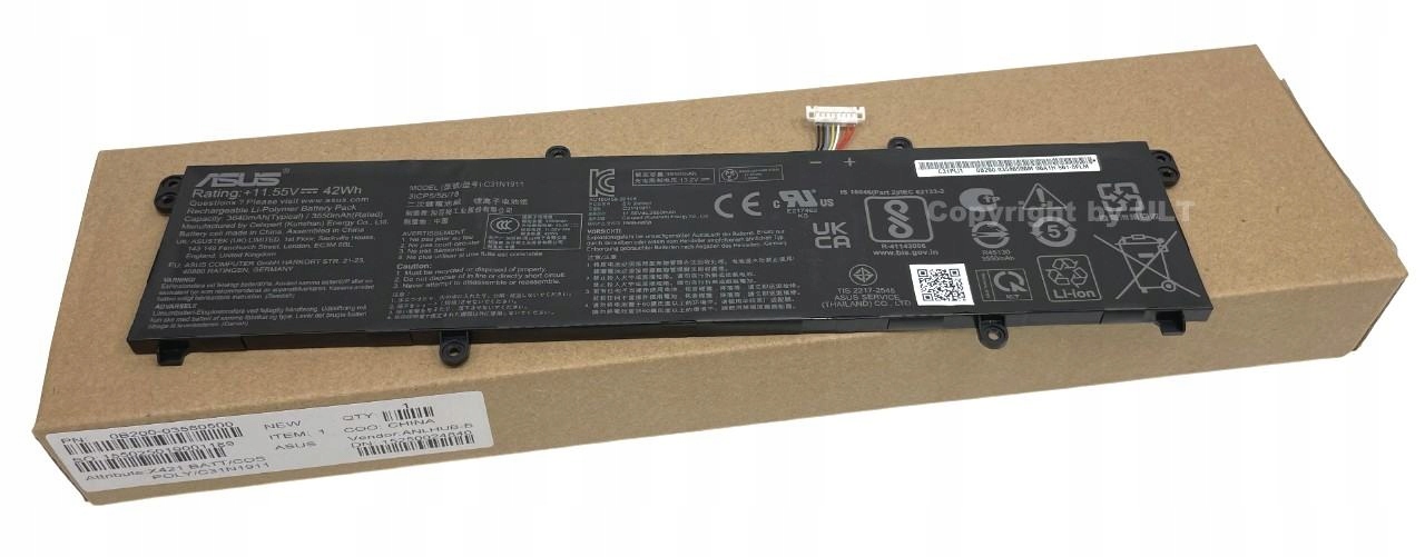 100% Bateria Asus C31N1911 B31N1911 F413 M413 TP420 TP470 X1702ZA X413 X421