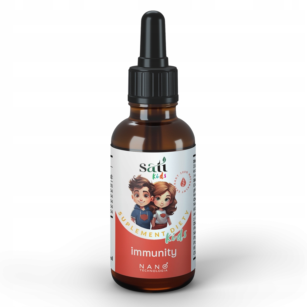 SATI Labs KIDS IMMUNITY NANO ODPORNOŚĆ DLA DZIECI 50 ml