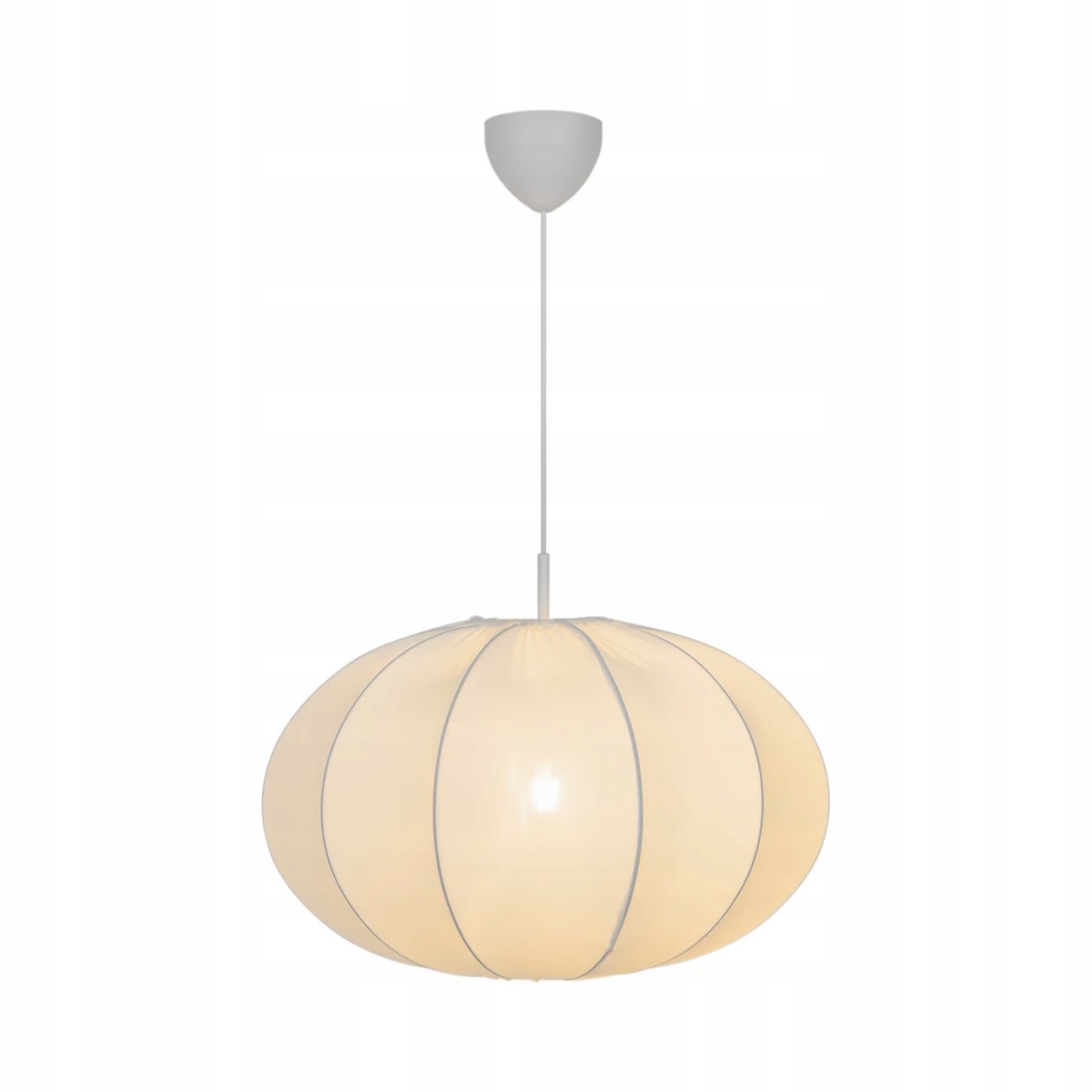 Závesná lampa Aeron 60 1xE27 40W Textil Biela Nordlux