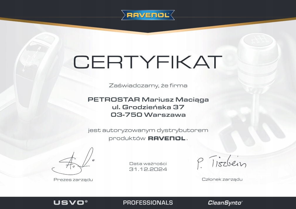 RAVENOL CVTF NS3/J4 FLUID 4L NISSAN MITSUBISHI Stan opakowania oryginalne