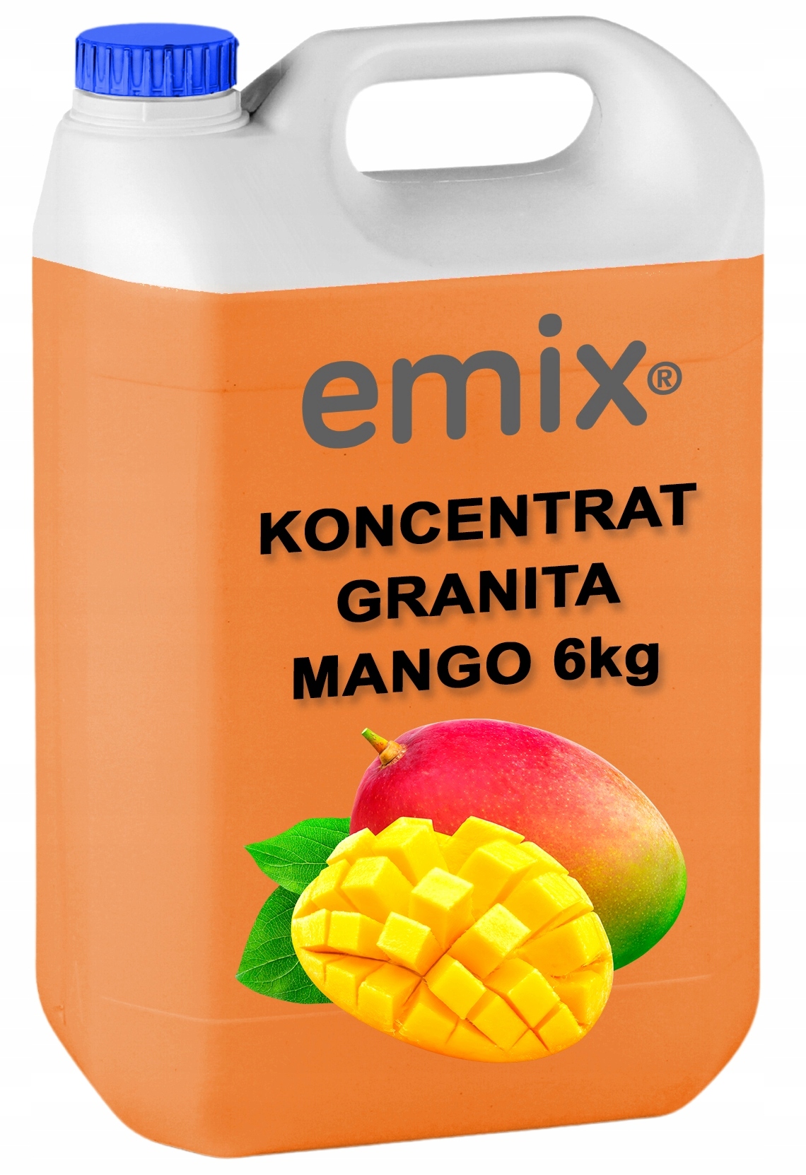 Syrop Mango Do Granity Slush Granita Koncentrat 5L 1:7 6kg Emix