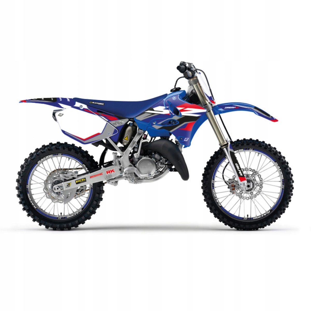 Sada Nálepiek (oklein) Yamaha Yz 125/250 02-14 Dream 5 Modrá Čierna