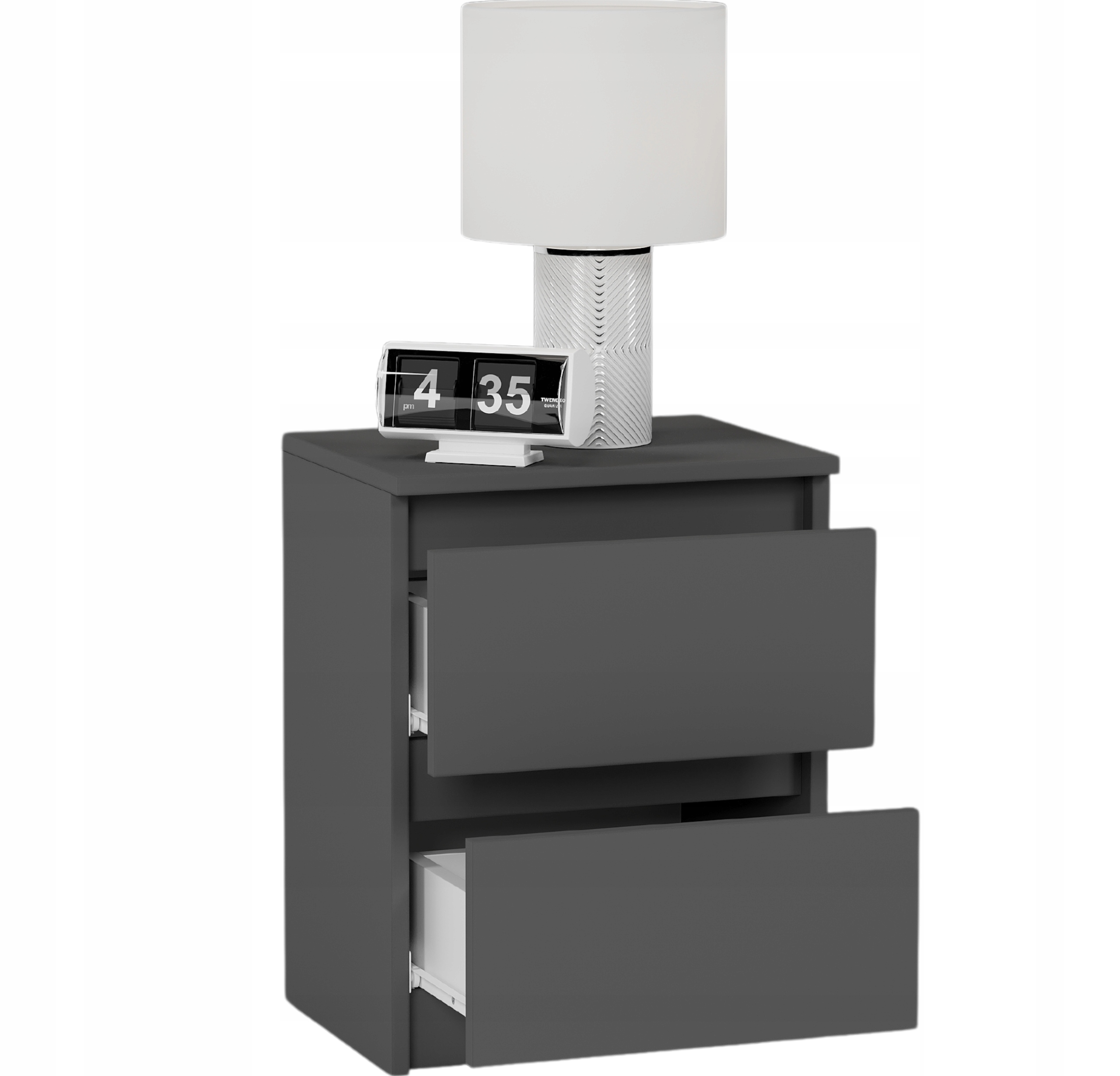 Szafka nocna komoda stolik 40cm R-2 ANTRACYT
