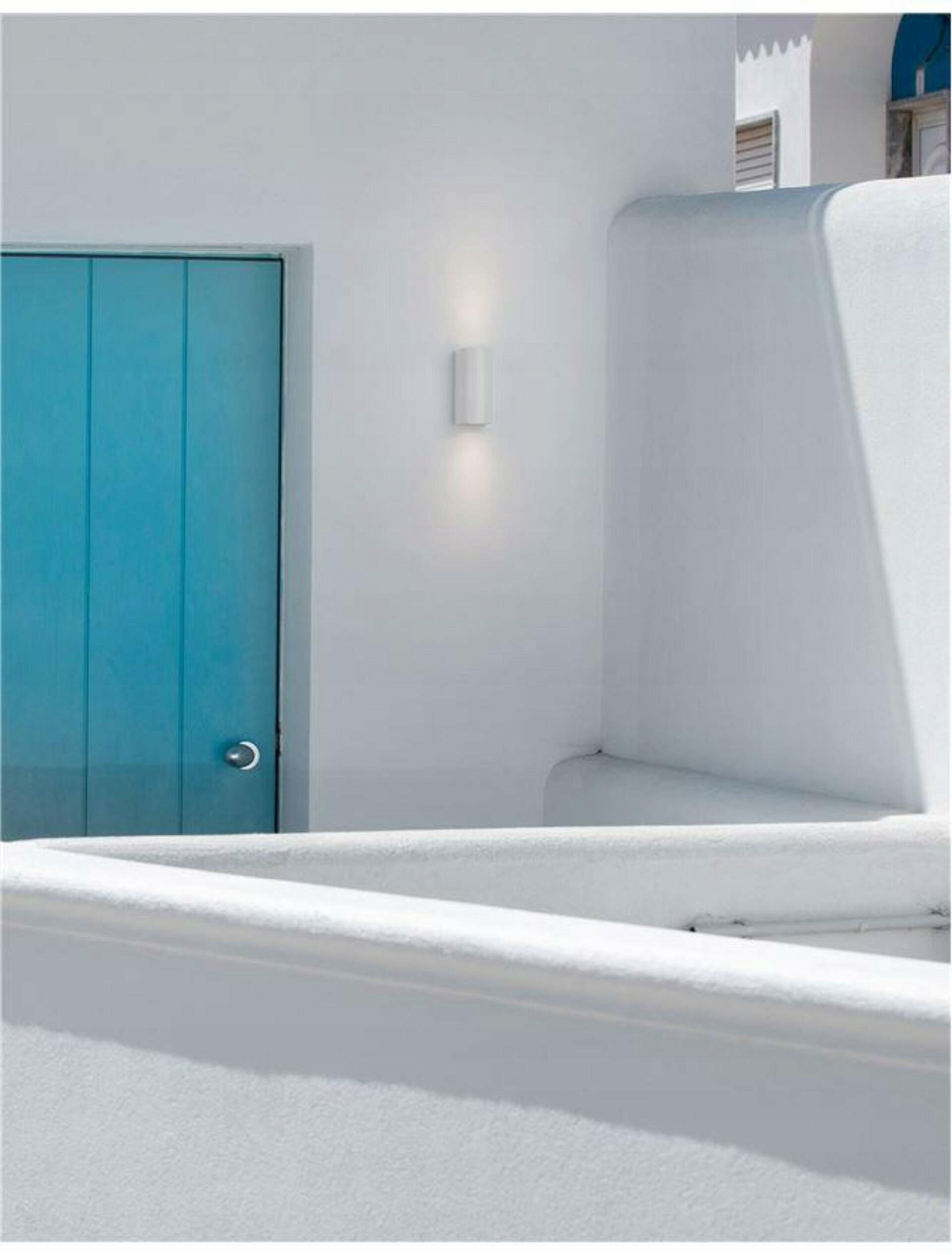 Nova Luce venkovní nástěnné svítidlo Nero hliník bílé skleněný difuzor GU10