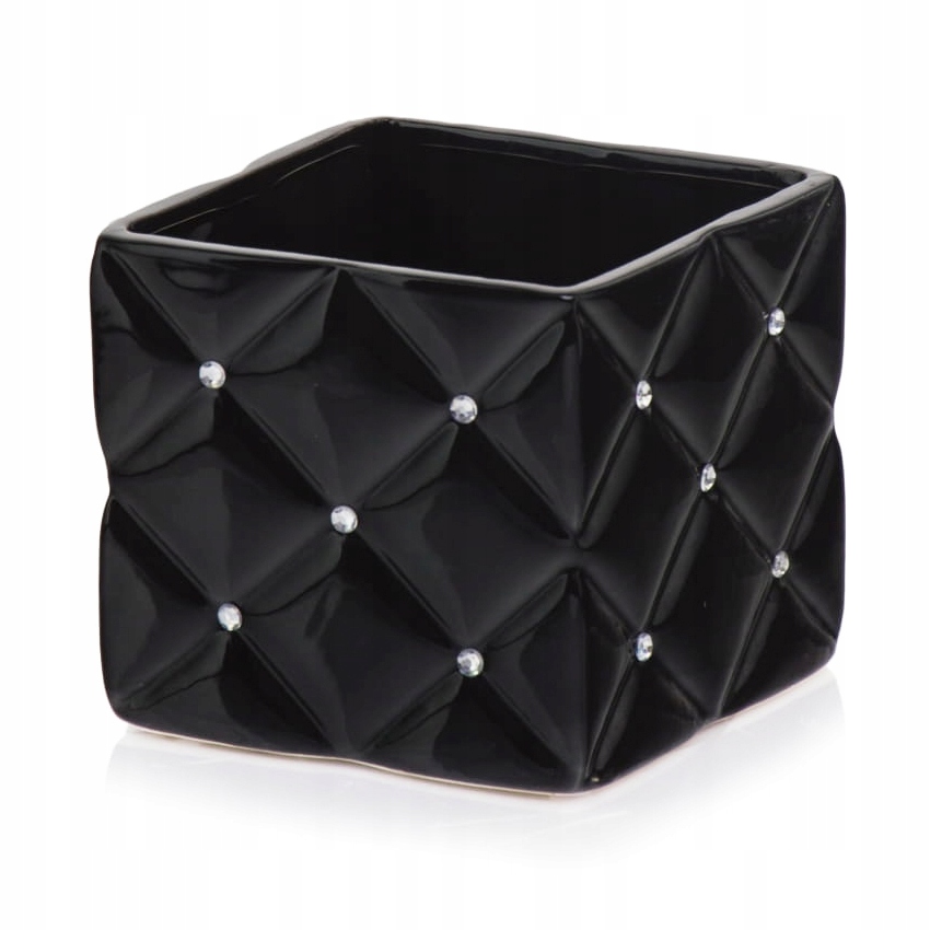 

Doniczka Osłonka Doniczki ceramiczna Kryształki