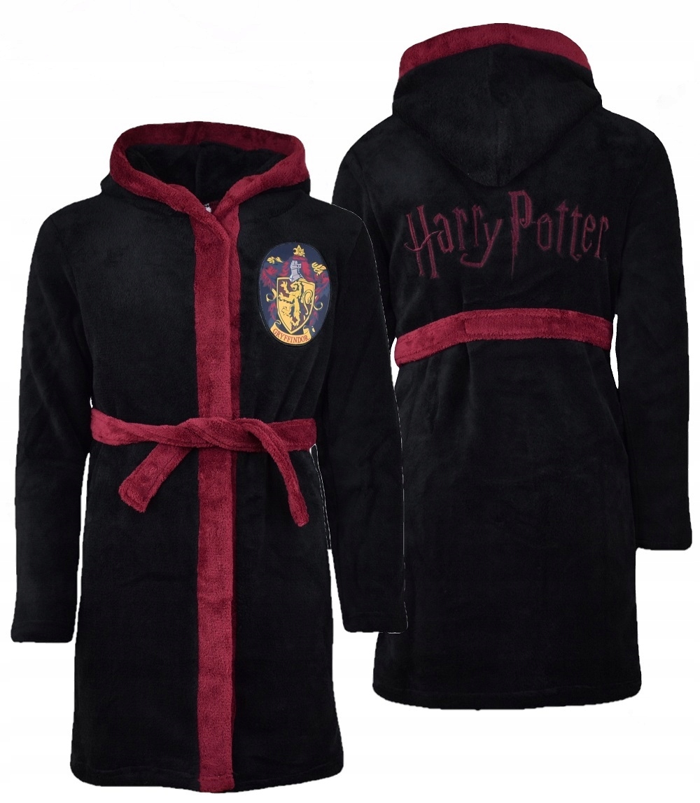 

szlafrok Harry Potter ciepły kaptur 128/134