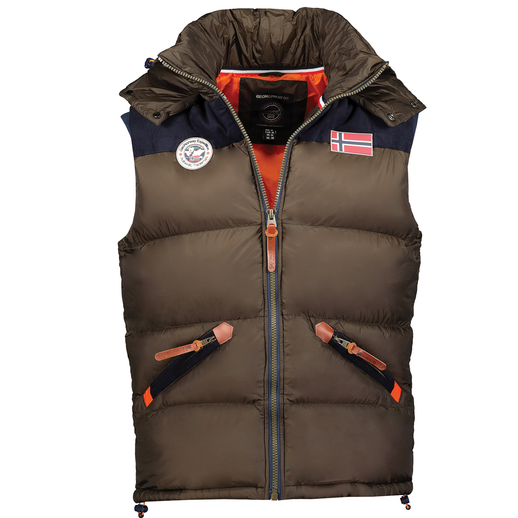 Geographical Norway vesta pánská Velian Vest Men 056 Eo S khaki