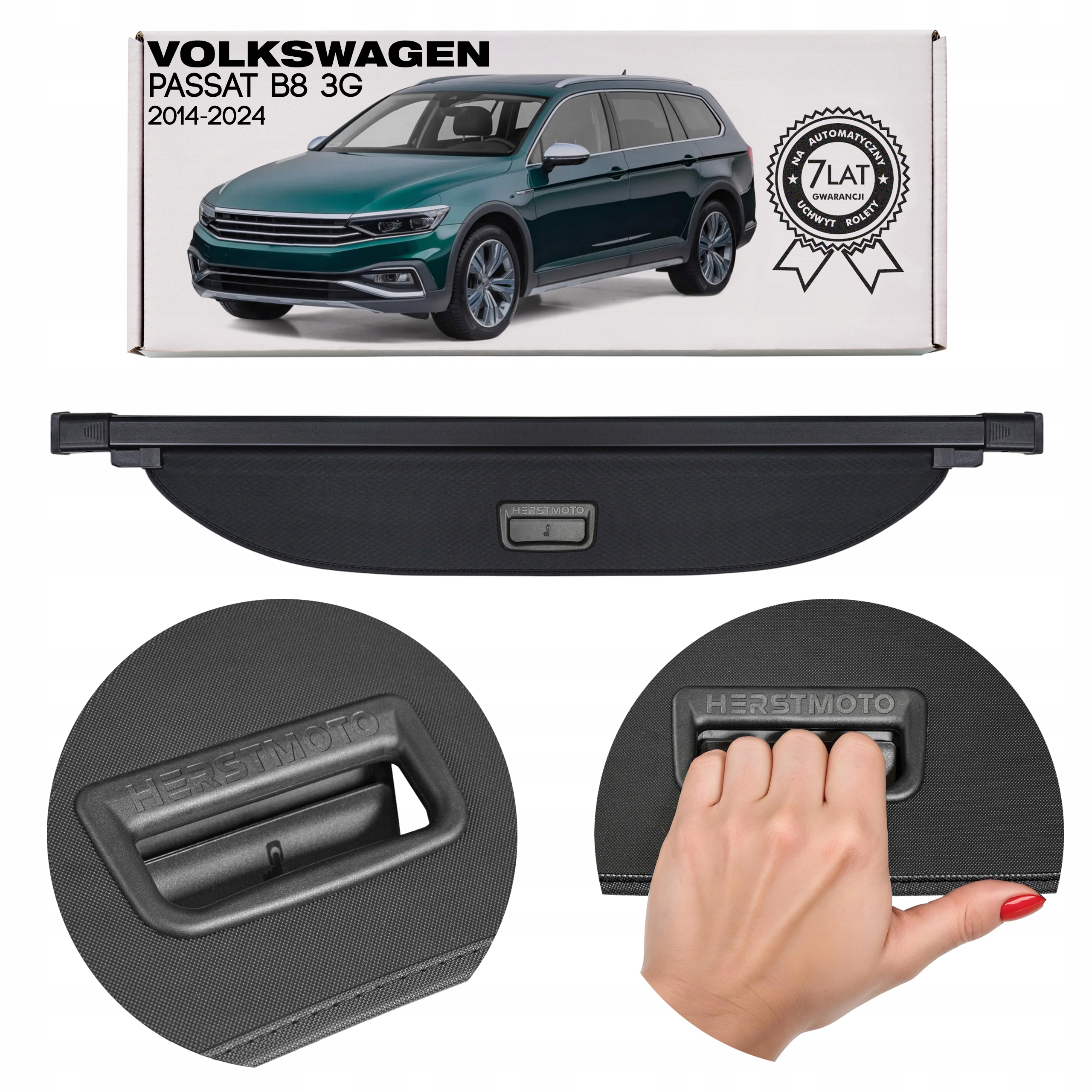 Volkswagen Passat B8 3G 2014-24 Variant (kombi) Roleta Do Zavazadlového Prostoru 3G9867871