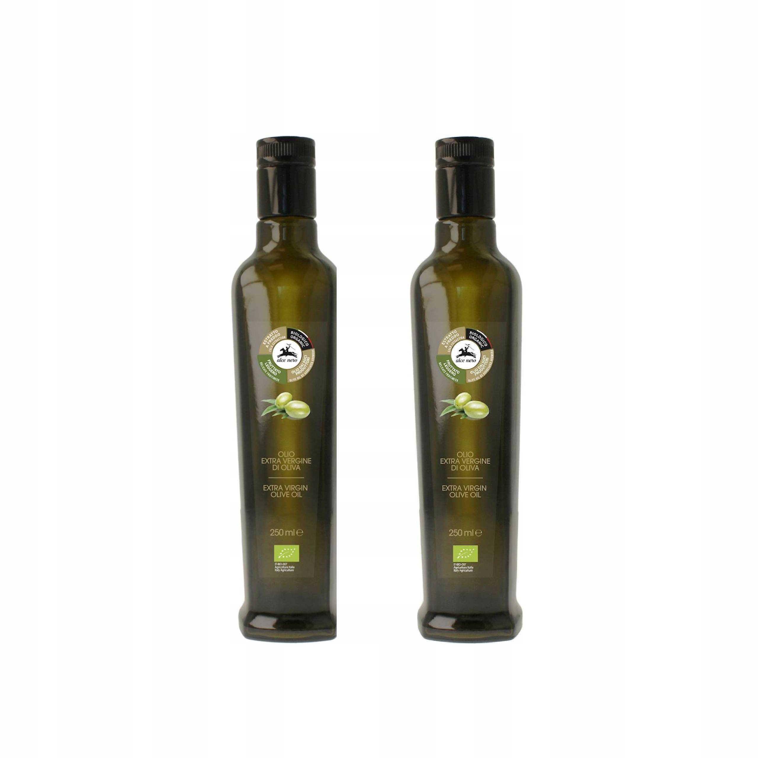 2x Oliwa Z Oliwek Extra Virgin Bio 250 ml Alce Nero