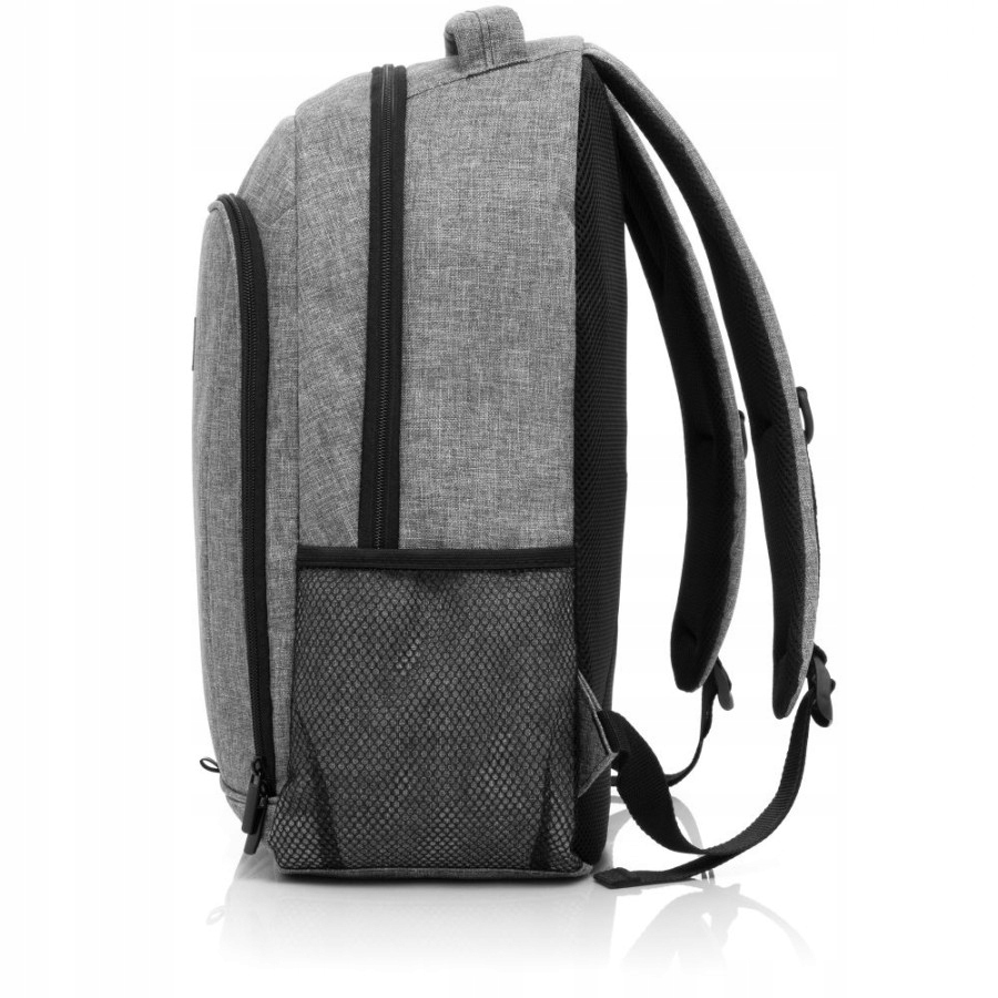 Szary zestaw 2w1 plecak i mała torebka na ramię Cechy dodatkowe na zamek z kieszonkami