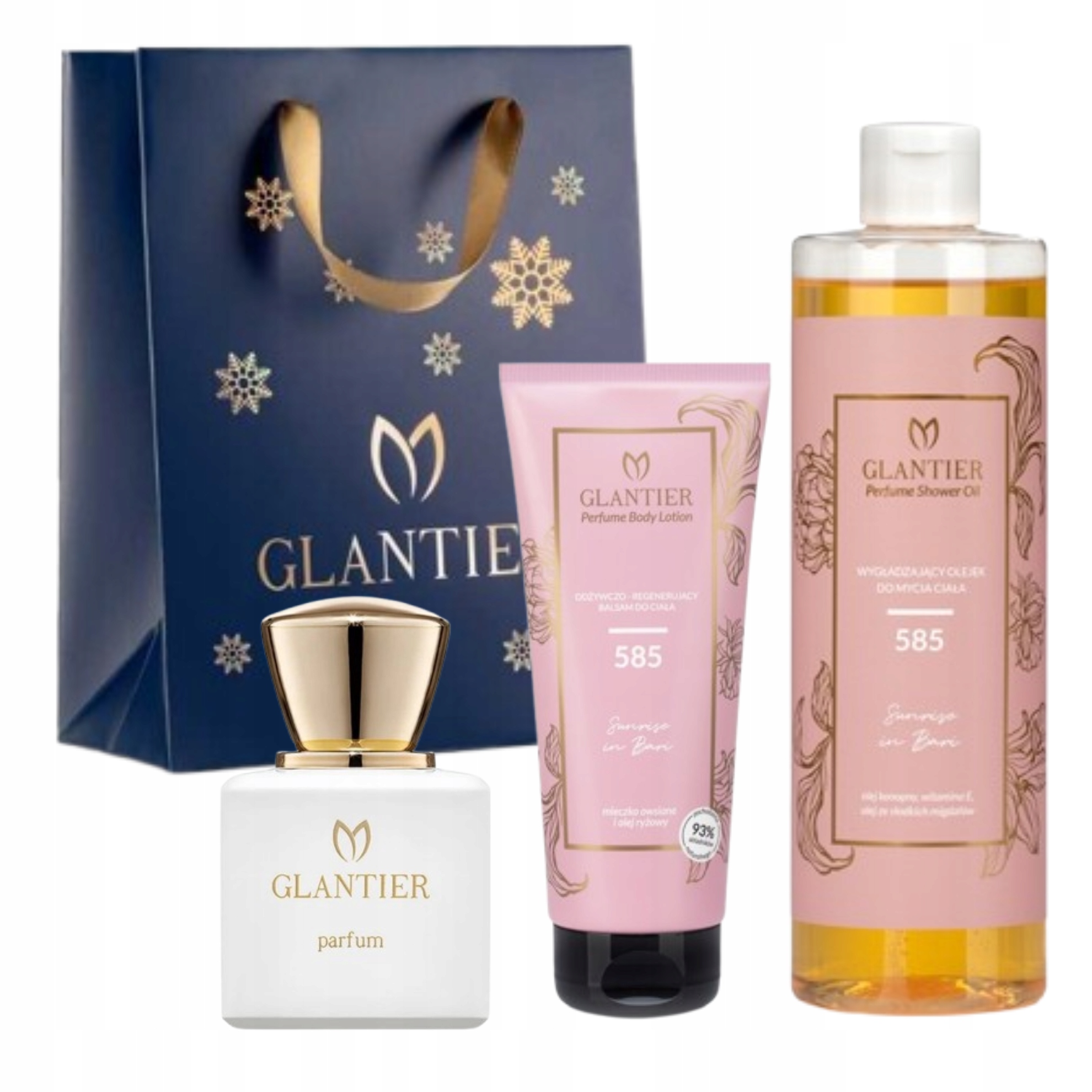 Dárková Sada Maxi Pro Ni Glantier 585: Parfém Olej Balzám