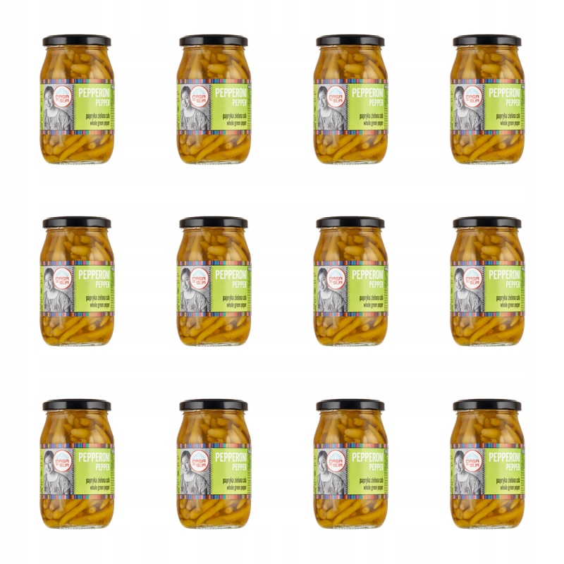 Casa del Sur paprika feferonková zelená celá 325g X12