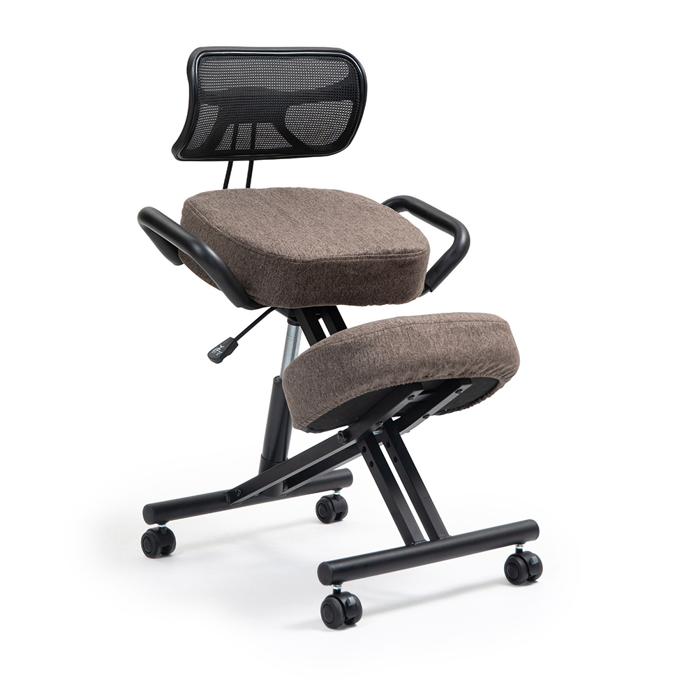 Ergonomické pracovné kreslo typu Kľakosed z ekokože, poťah súčasťou balenia