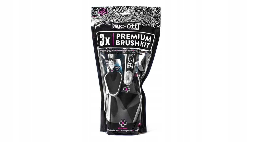 Muc-Off 3x Brush Kit – sada 3 kartáčů