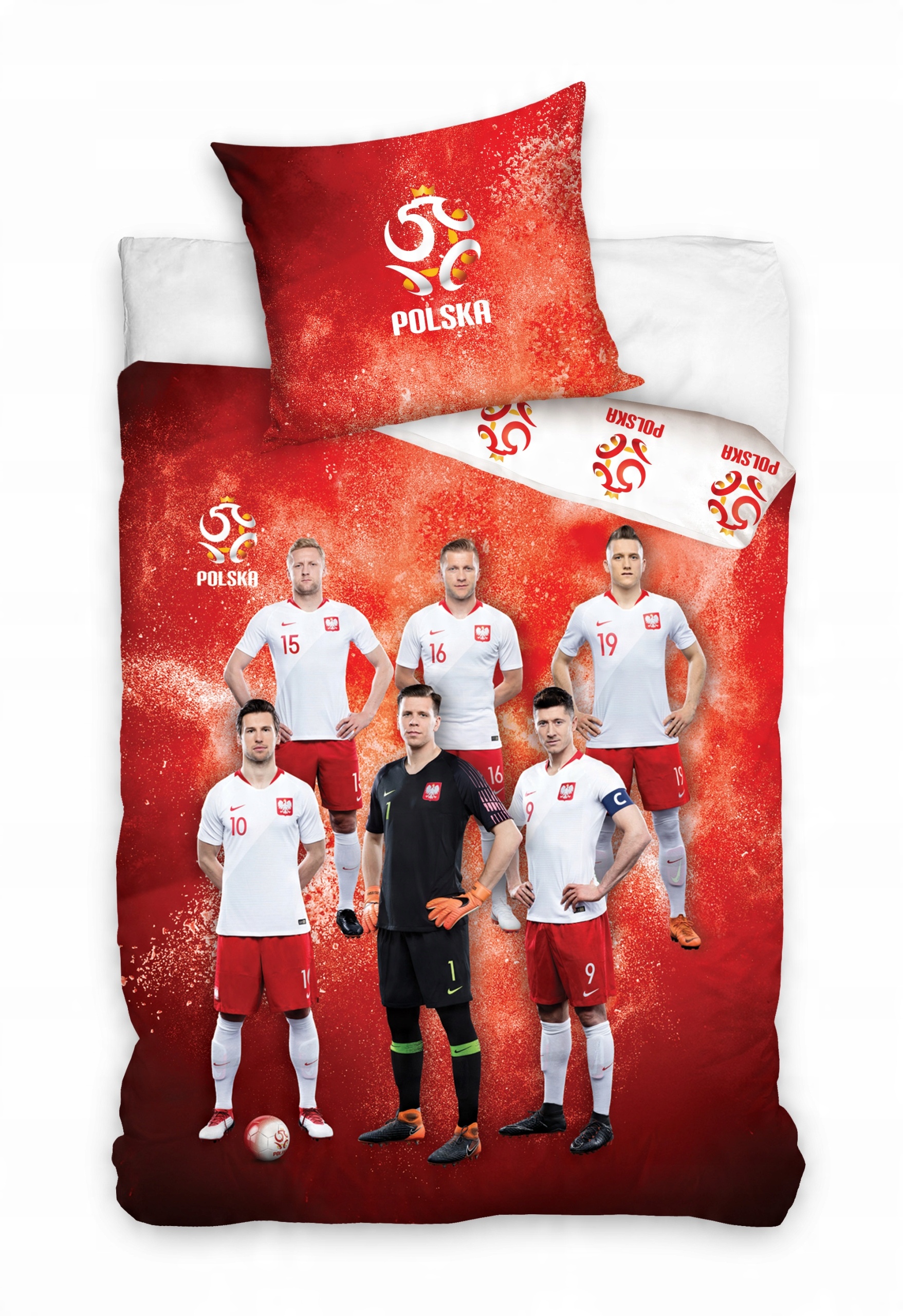 

Pościel Robert Lewandowski 160x200 cm Pzpn piłka