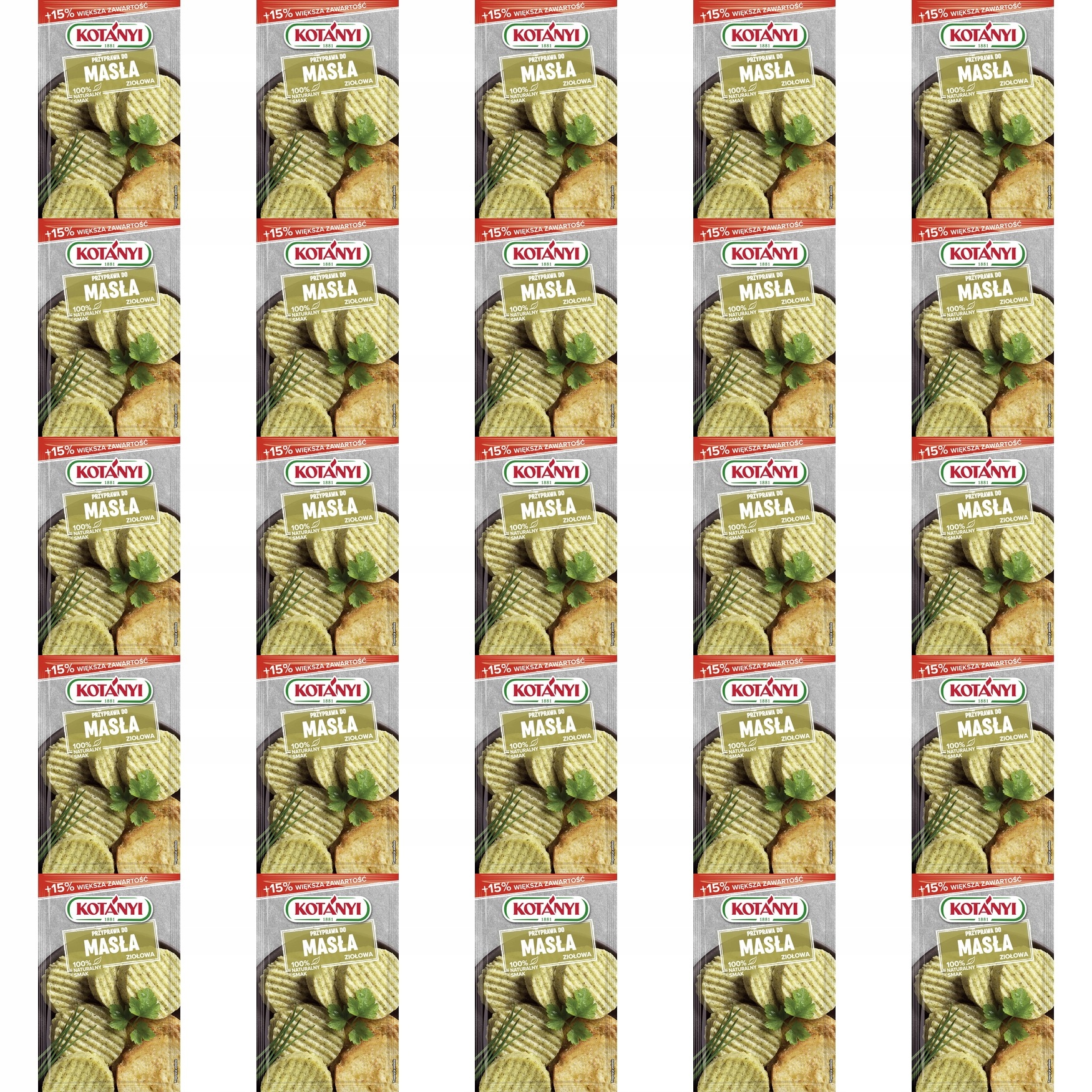 25x 24g Kotanyi Ziołowa przyprawa do Masła Karton