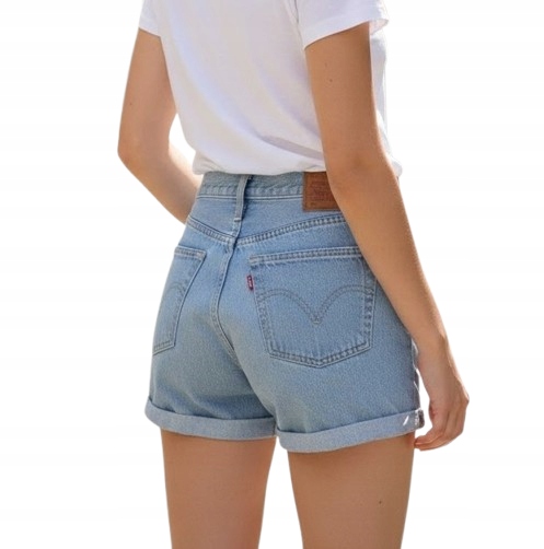 krátké kraťasy džínové šortky Levi's 501 Rolled Shorts W24 Xxs Premium
