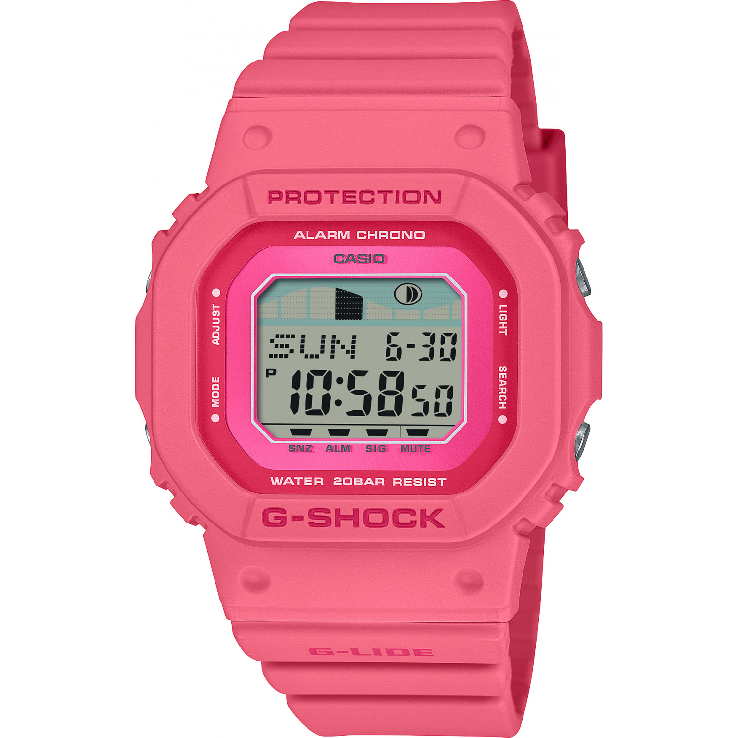 Hodinky Casio G-Shock GLX-S5610-4ER růžový řemínek