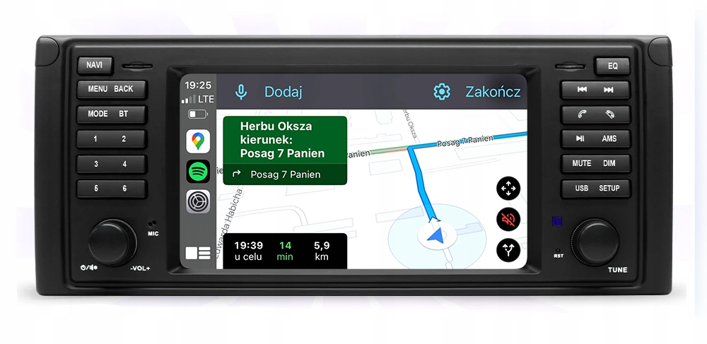 RADIO NAWIGACJA BMW E39 ANDROID CARPLAY DSP 4/64