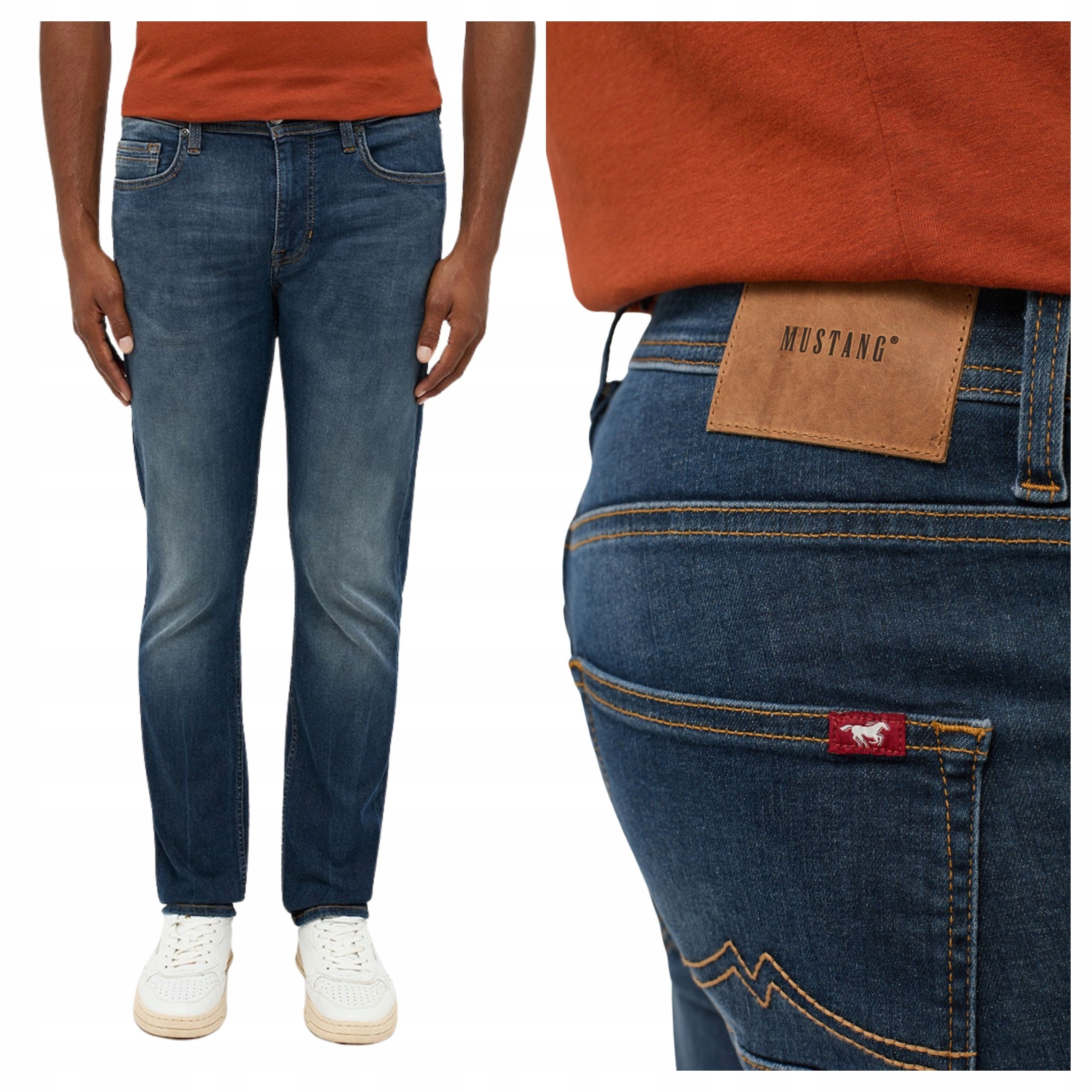 Mustang Pánské kalhoty Vegas Slim Džíny Modré W32 L32