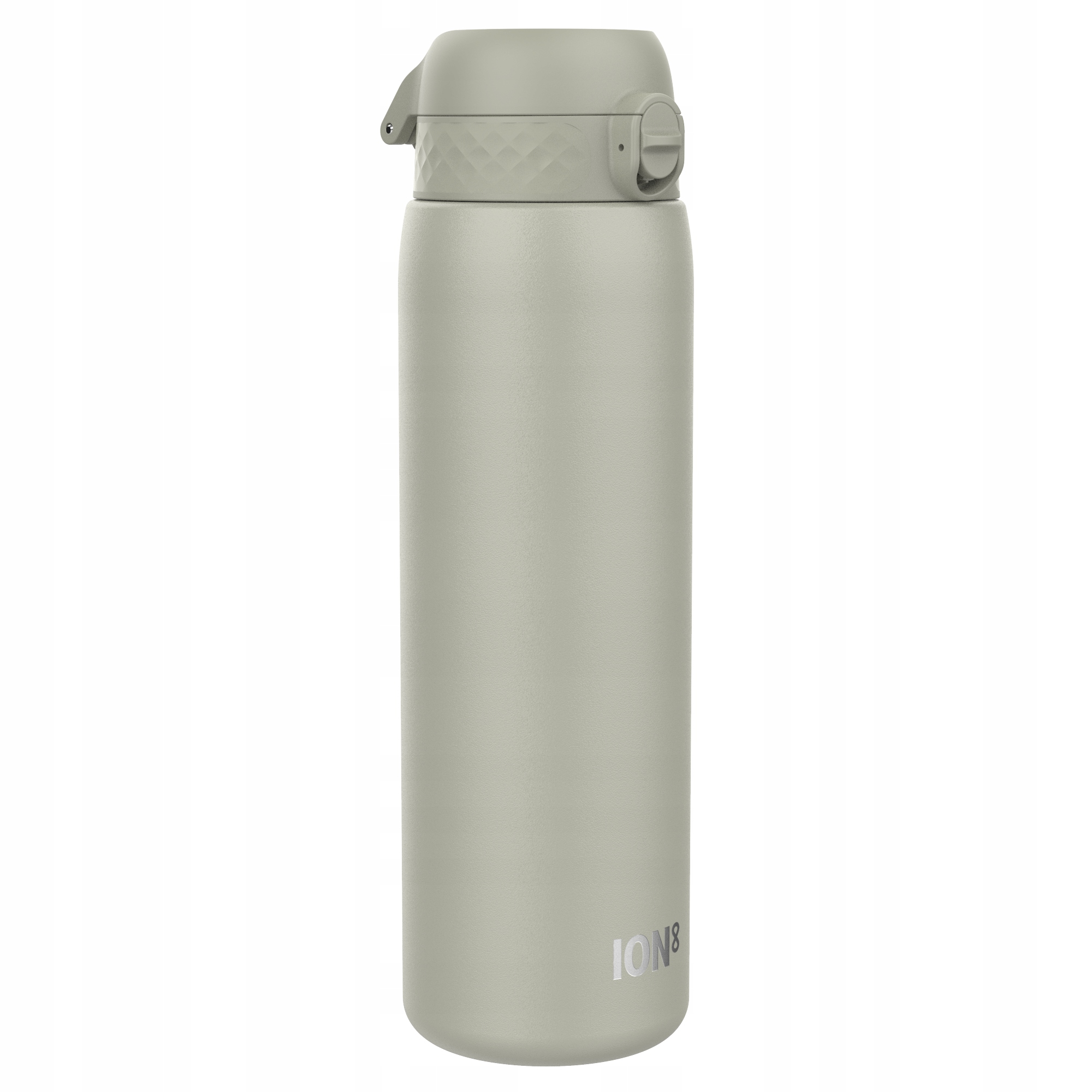 Ocelová láhev Ion8 Quench 1200 ml šedá, jednostěnná, vzduchotěsná, lehká