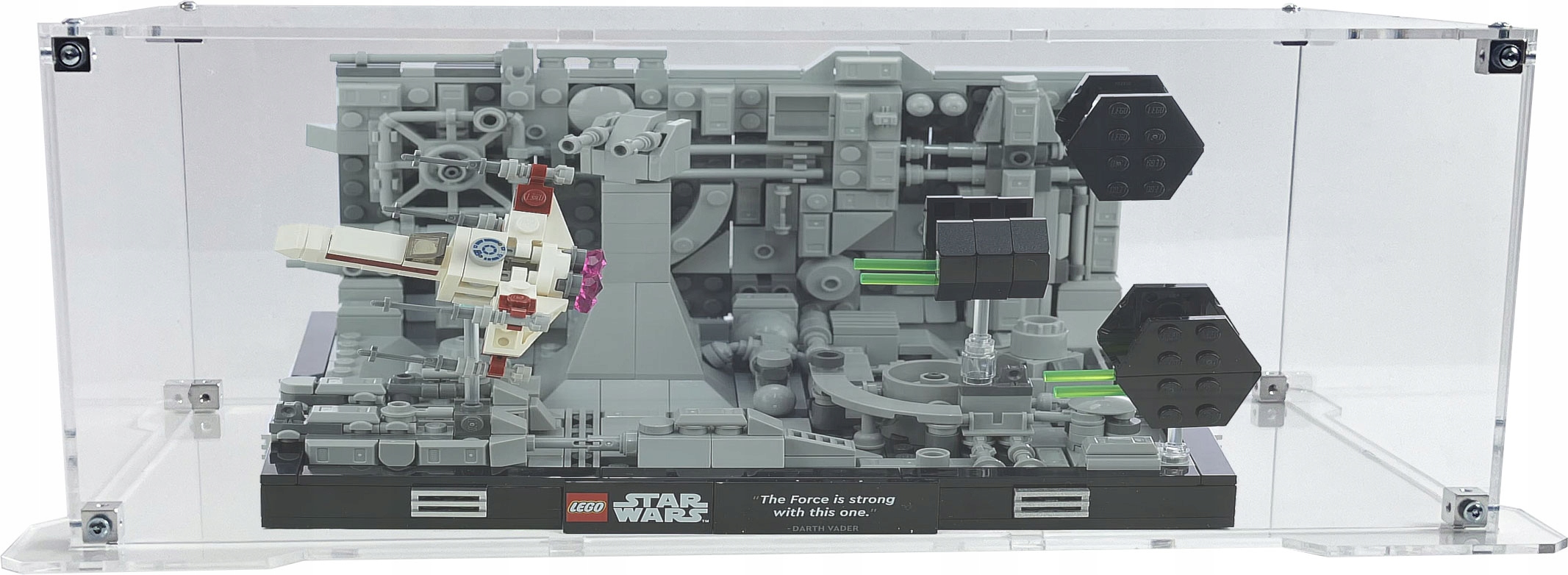 Vitrína s podstavcem Drewlandia pro sadu Lego 75329 Storm Hvězda smrti