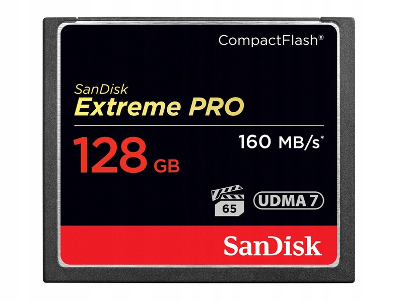Karta pamięci SANDISK Compact Flash 128 GB