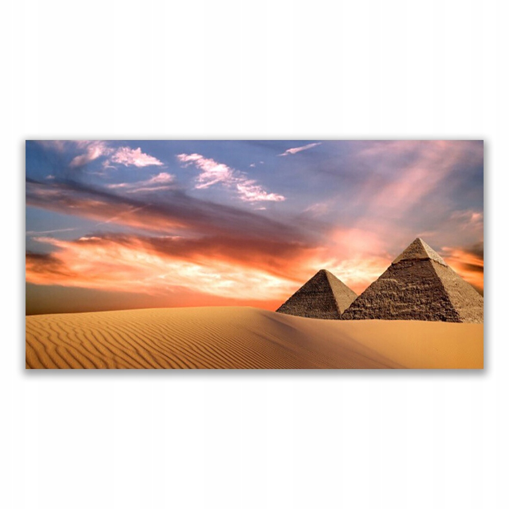 

Fotoobraz akryl 140x70 Pustynia Piramidy Na Ścianę