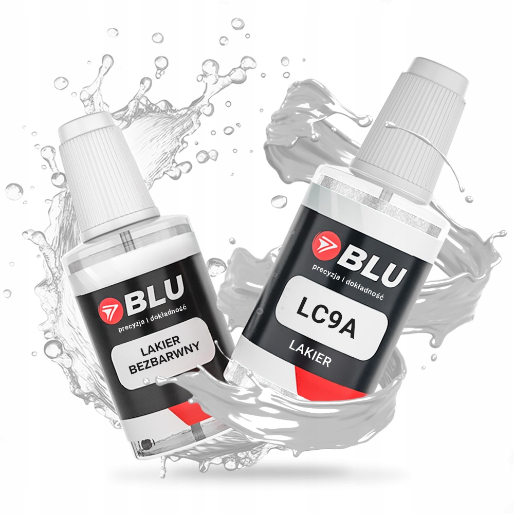 Lakier zaprawka samochodowa LC9A Klar biały pureweiss do Vw 20ml Blu