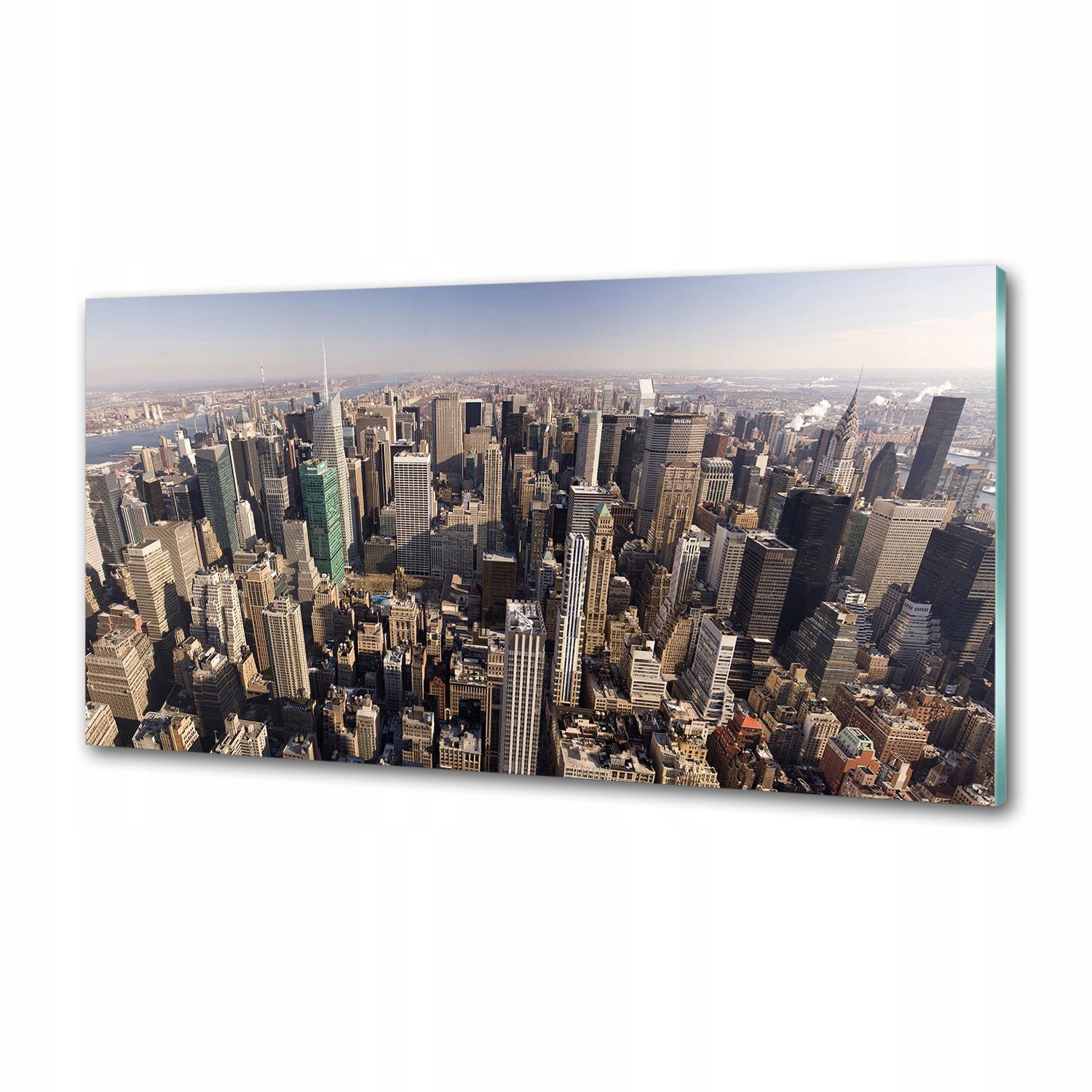 Panel lacobel New York vtáčí let 120x60 cm Lepidlo