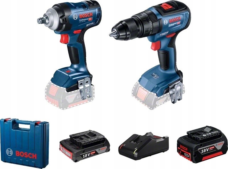 Zestaw GDS18V-400 GSB18V-50 1*2.0AH+1*5.0AH B 6019K0003