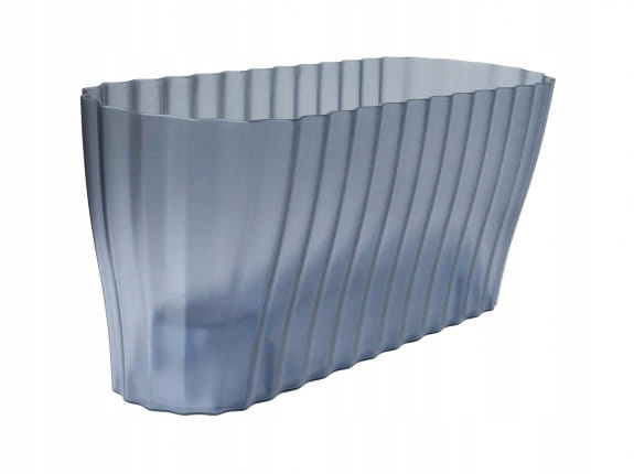 Doniczka do Storczyków 38x16x13 Transparentny/Szar